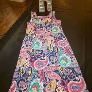 Talbots Multicolor Paisley Dress